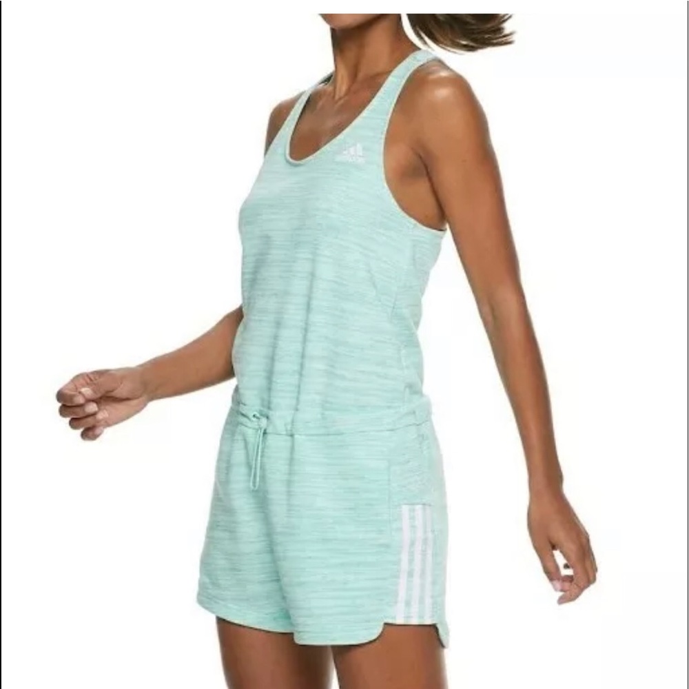 Adidas Mint Green Romper Size Medium NWT $60